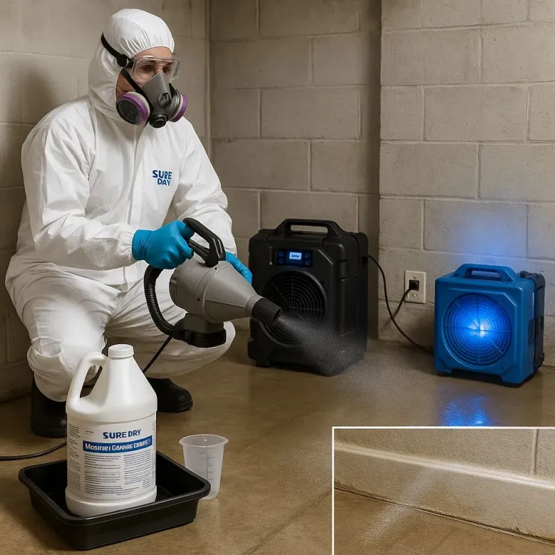 Sanitization and Odor Removal process in Scottville, MI
