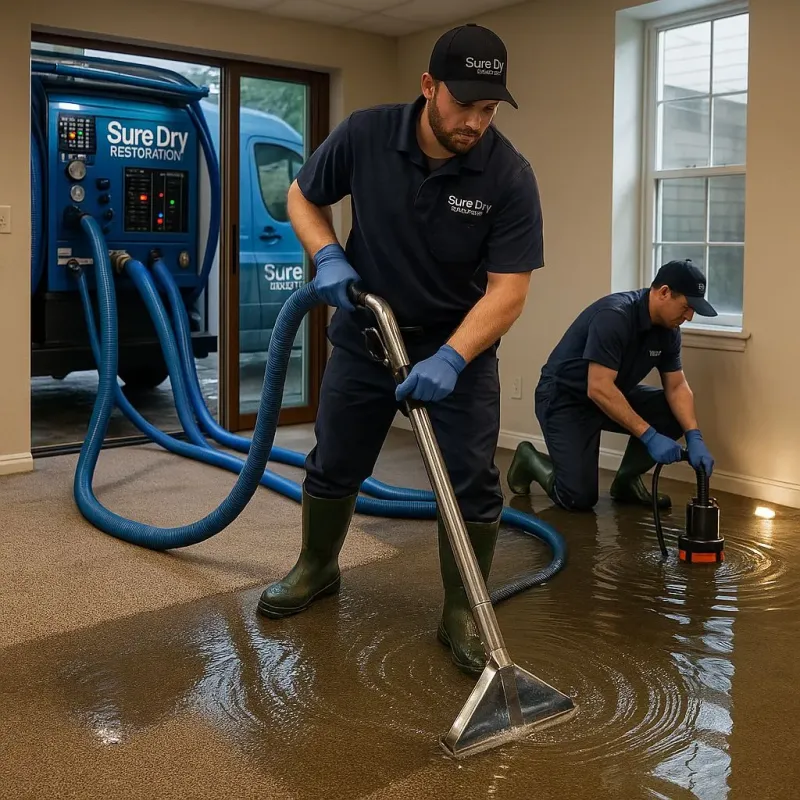 Water Extraction and Removal process in Scottville, MI